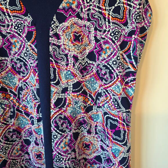 Title Nine Womens Colorful Geometric Print Dream Dress Size Medium Athletic - Picture 2 of 4